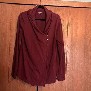 Warm and comfy “wrap” shirt